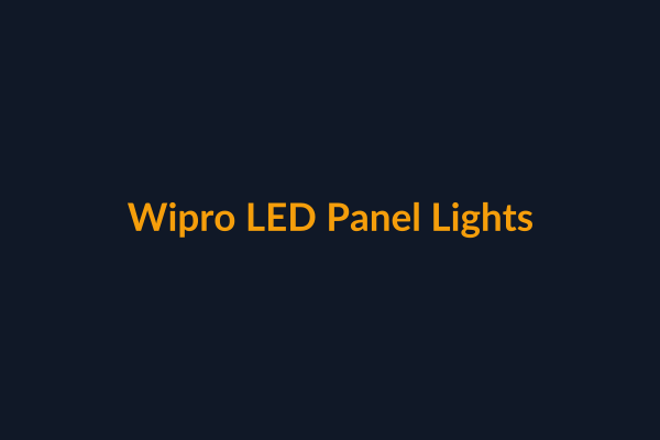 Wipro LED Panel Lights available at Raguveer Electric Talala